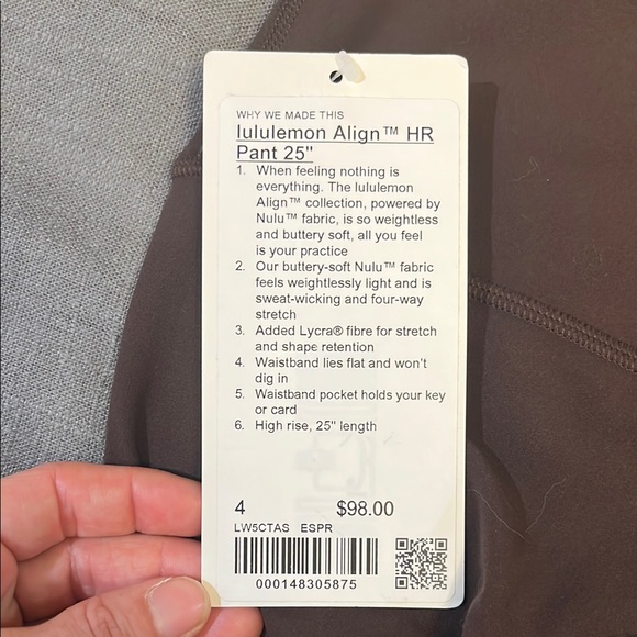 Lululemon Athletica Brown Leggings - Picture 3 of 4